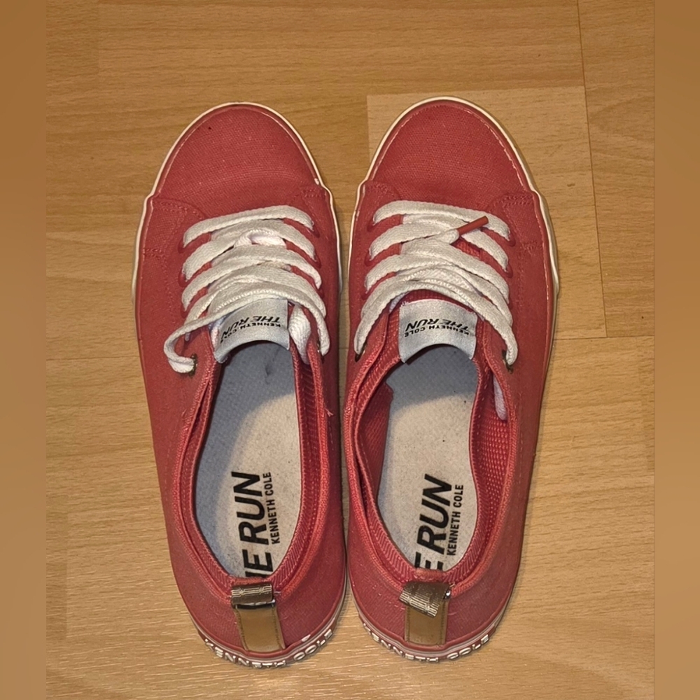 Kenneth Cole The Run Lace-up Sneakers Pink/Red Size 6.5